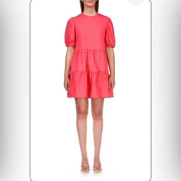 Sanctuary Dresses & Skirts - Sanctuary Poplin Mix Dress - Island Pink L